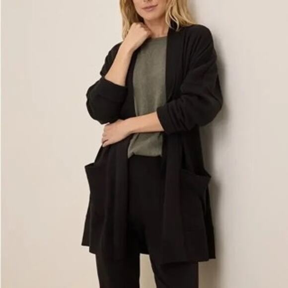 Pact Sweaters - Pact Womens Cardigan XXL Organic Cotton Stretch Sustainable Capsule Workwear